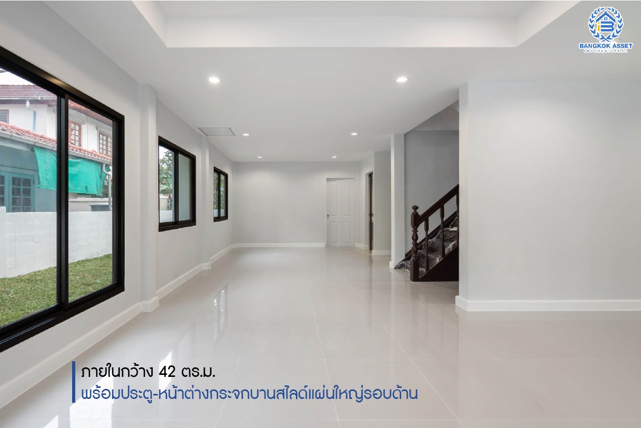 บ้านมือสองตกแต่งใหม่ ม.มณียา3 รัตนาธิเบศร์-ท่าอิฐ แบรนด์ Property Perfect หลังใหญ่ เนื้อที่  63 ตร.ว. ฟังก์ชั่นครบ! 4 ห้องนอน (มีห้องนอนชั้นล่าง) 2 ห้องน้ำ 2 ที่จอดรถ บนทำเลที่ดีที่สุด! เชื่อมต่อถ.รัตนาธิเบศร์ และถ.ราชพฤกษ์ ใจกลาง 2 เซ็นทรัลฯ ใกล้ MRT "สถานีบางรักน้อยท่าอิฐ"...